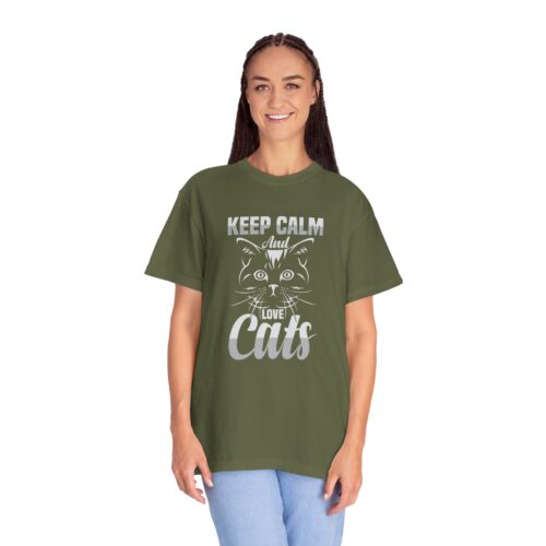 Keep Calm and Love Cats T-Shirt. - Image 20
