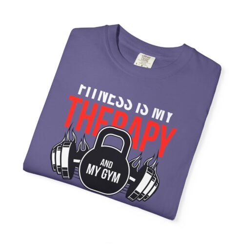 Fitness Is My Therapy T-Shirt — Gym Sanctuary Workout Tee. - Image 42