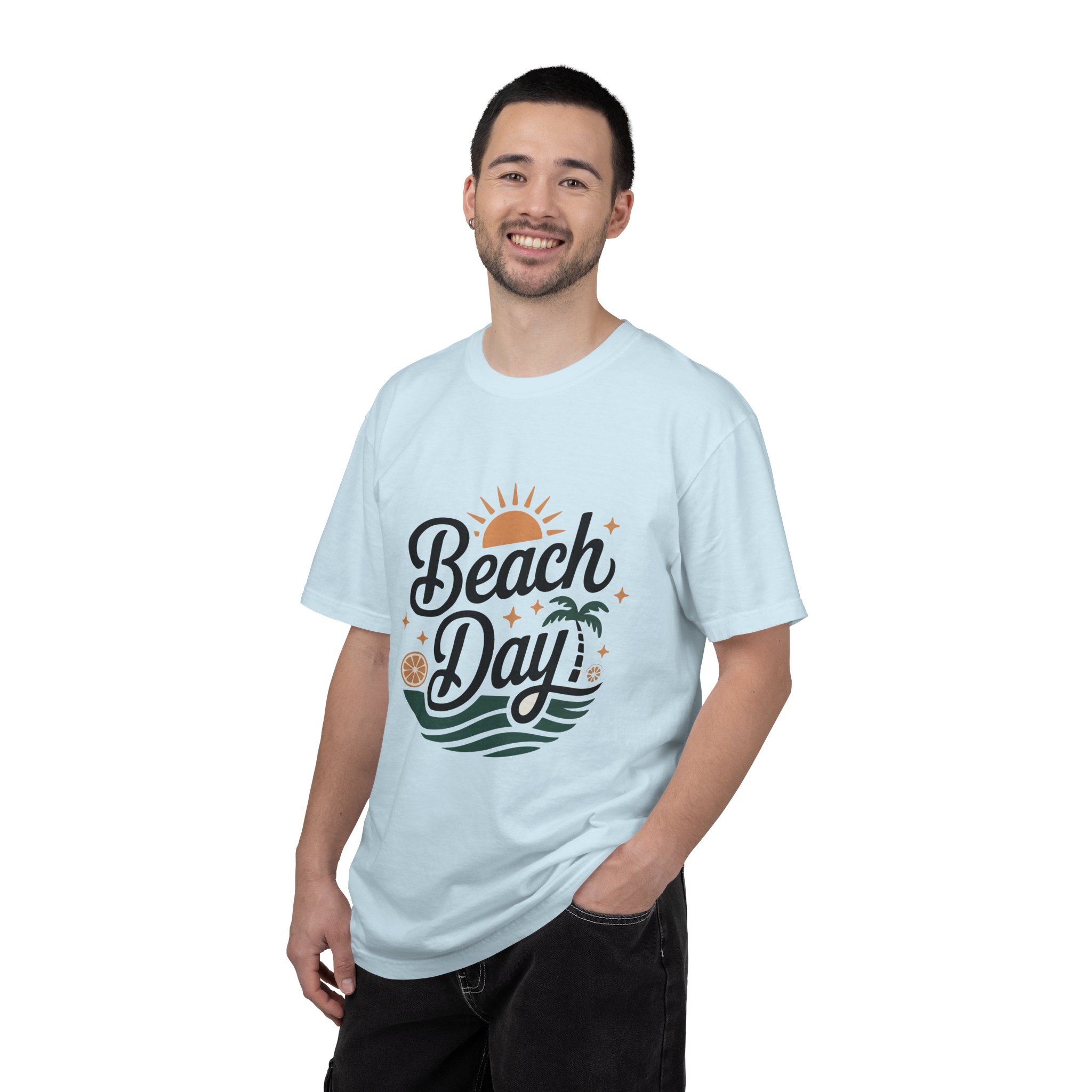 Beach Day Unisex Garment-Dyed T-Shirt, Summer Vibes Shirt, Casual Beachwear, Vacation Tee, Gift for Beach Lovers. - Image 43