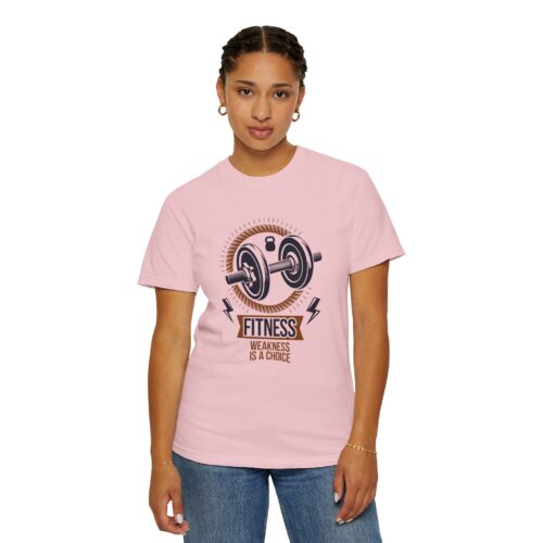 Fitness T-Shirt — "Fitness: Weakness Is A Choice" Motivational Gym Tee. - Image 37