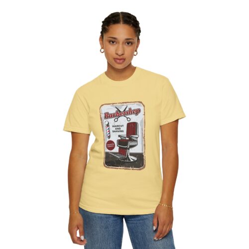 Vintage Barbershop T-Shirt, Unisex Graphic Tee, Haircut & Shaving Design, Barber Gift, Casual Wear, Retro Style, Gift for Him/Her. - Image 37