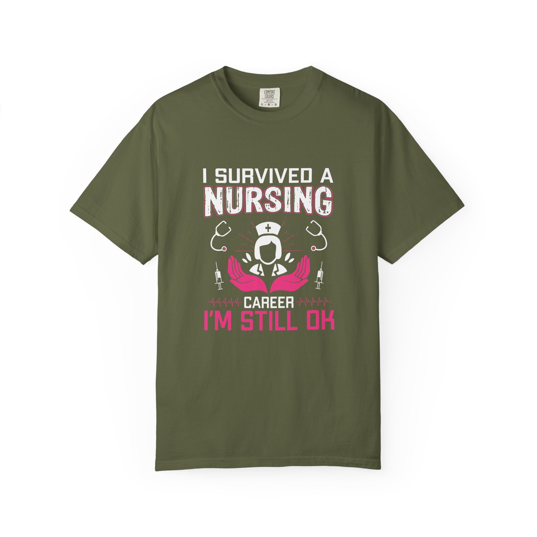 Nursing Survival T-shirt, Funny Nursing Gift, Nurse Appreciation Day Tee, Medical Career Humor Shirt, Unisex Casual Wear. - Image 9