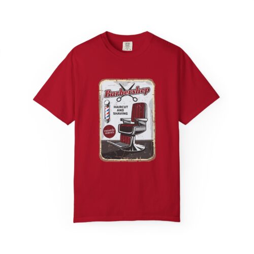 Vintage Barbershop T-Shirt, Unisex Graphic Tee, Haircut & Shaving Design, Barber Gift, Casual Wear, Retro Style, Gift for Him/Her. - Image 49