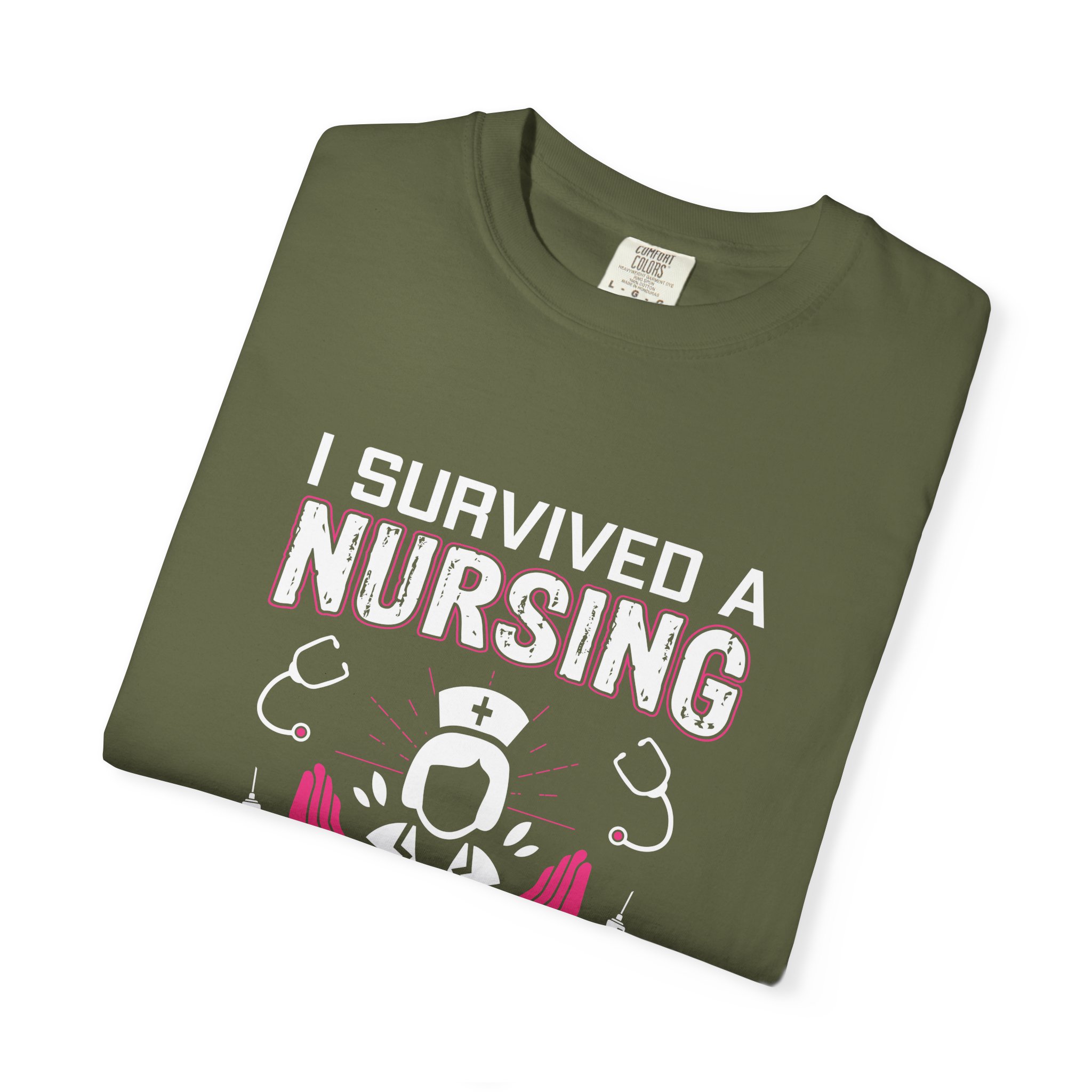 Nursing Survival T-shirt, Funny Nursing Gift, Nurse Appreciation Day Tee, Medical Career Humor Shirt, Unisex Casual Wear. - Image 10