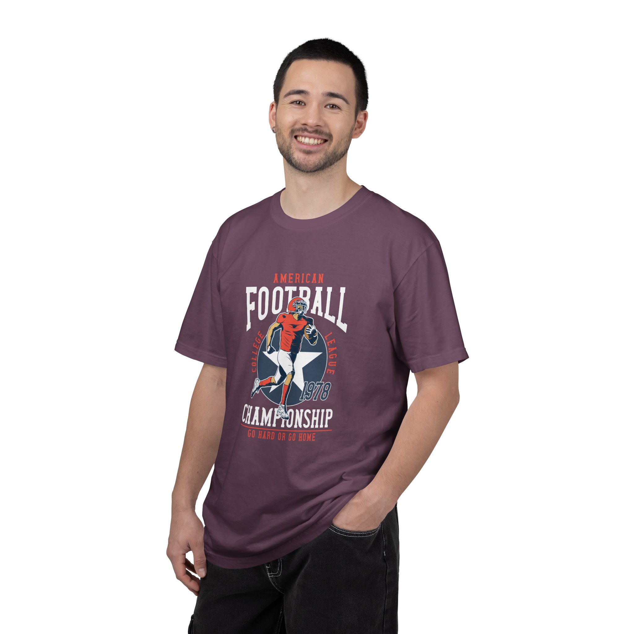 Vintage Football Championship T-Shirt, Sports Tee, Unisex Apparel, Gift for Football Fans, Casual Wear, Retro Style, Game Day Shir. - Image 11