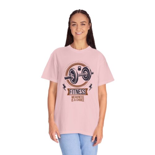 Fitness T-Shirt — "Fitness: Weakness Is A Choice" Motivational Gym Tee. - Image 36