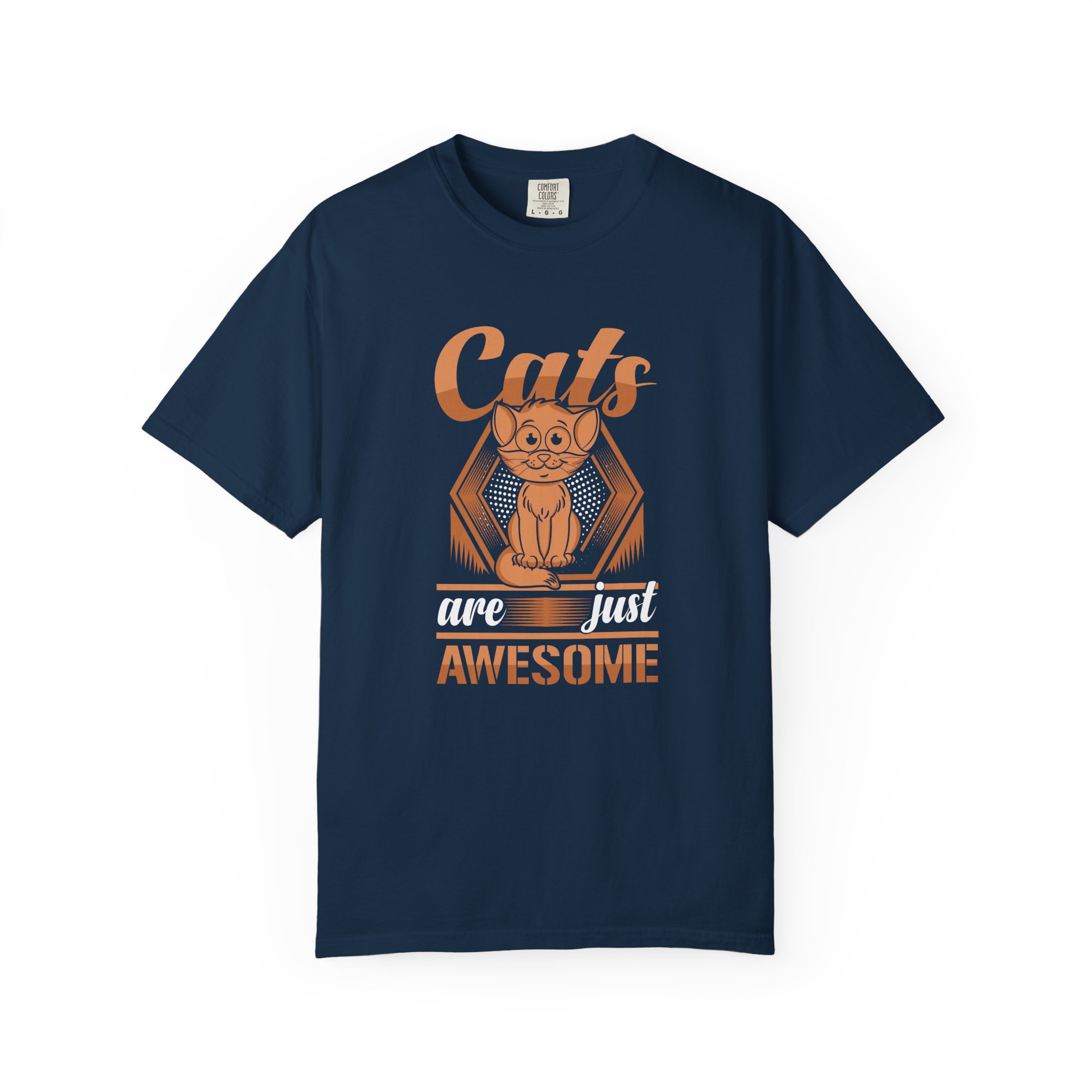 cn - 5.10a - Cat Lovers T-Shirt — "Cats Are Just Awesome" Retro Graphic Tee. - Image 17