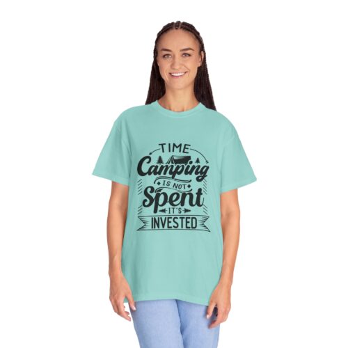 Campfire Vibes Unisex T-Shirt, Camping T-Shirt, Nature Lover Gift, Outdoor Adventure Shirt, Gift for Hikers, Summer Camping Tee. - Image 4