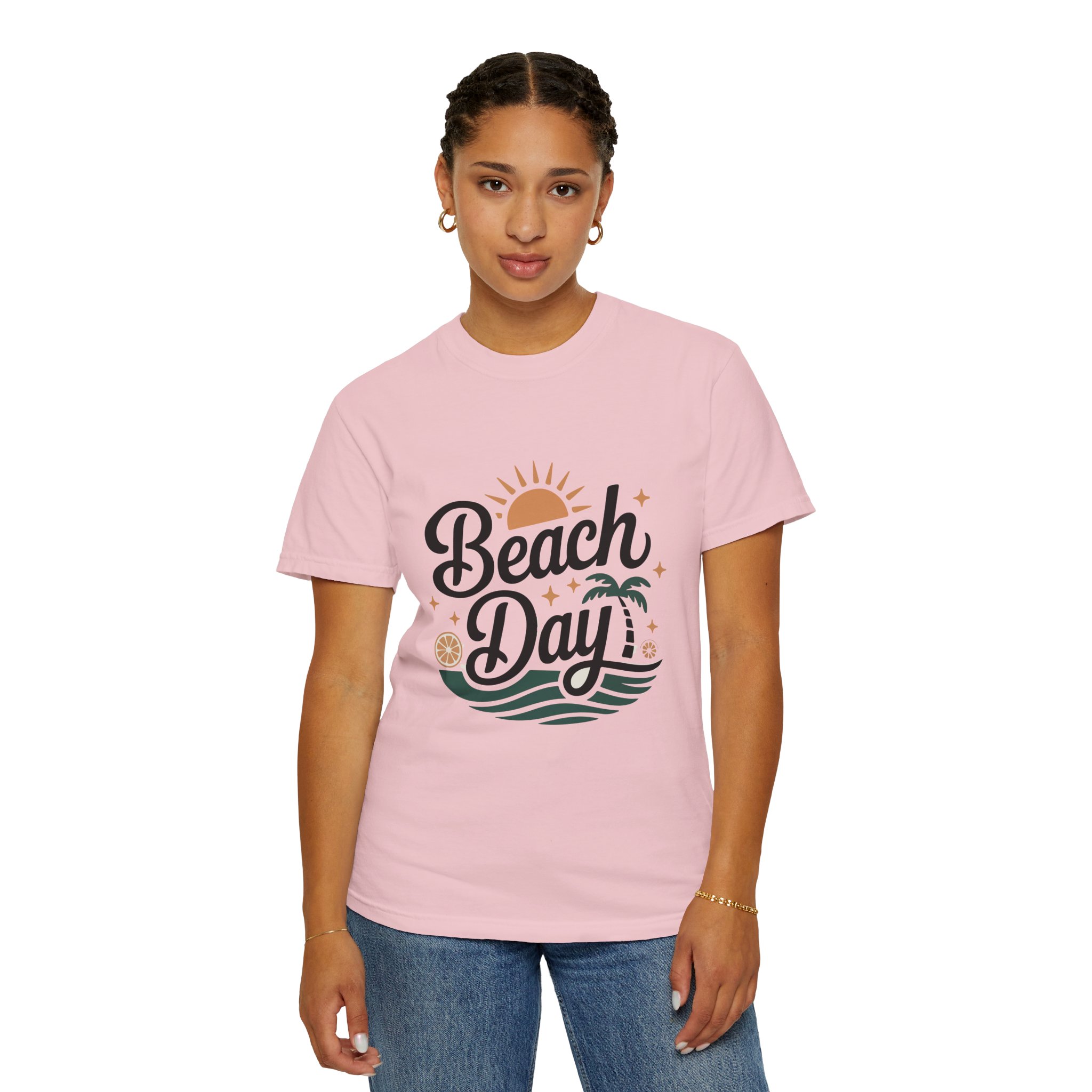 Beach Day Unisex Garment-Dyed T-Shirt, Summer Vibes Shirt, Casual Beachwear, Vacation Tee, Gift for Beach Lovers. - Image 53