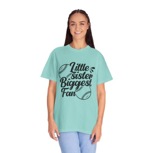 Cheerful Fan T-Shirt for Little Sisters, Baseball Enthusiast Gift, Sports Fan Apparel, Unisex Casual Wear, Soft Cotton Tee. - Image 36