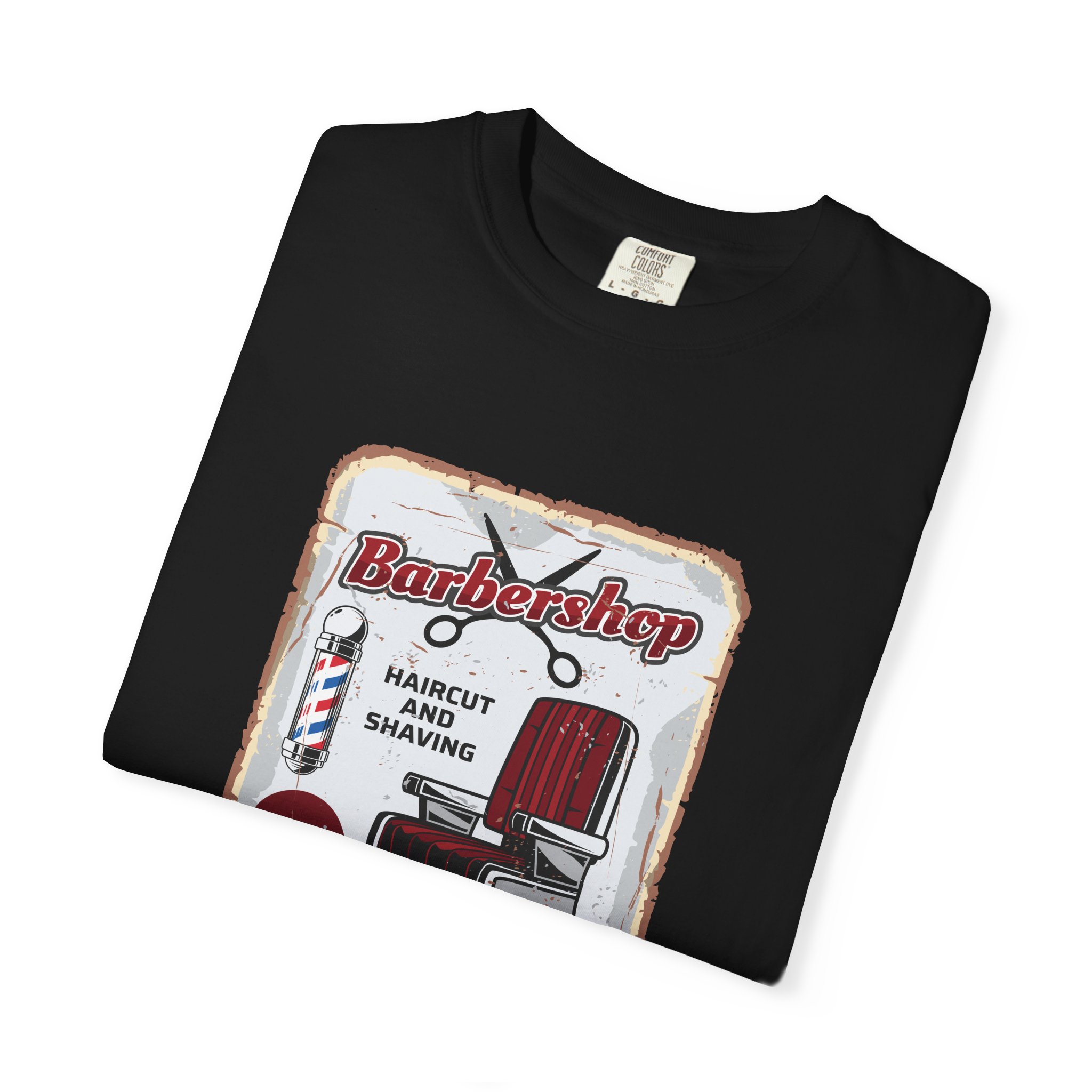 Vintage Barbershop T-Shirt, Unisex Graphic Tee, Haircut & Shaving Design, Barber Gift, Casual Wear, Retro Style, Gift for Him/Her. - Image 26