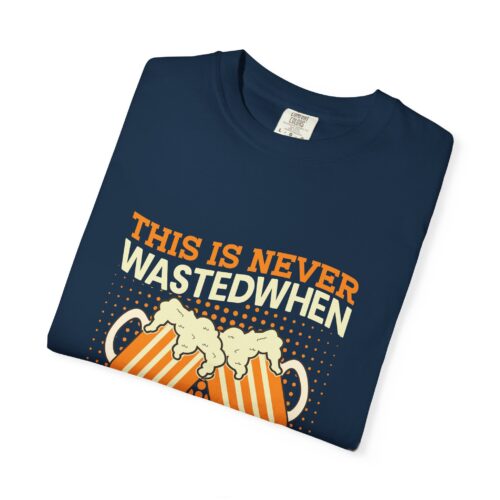 Funny Beer T-Shirt, Unisex Garment-Dyed Tee, Perfect for Parties, Birthdays, Beer Lovers Gift, Casual Wear. - Image 26