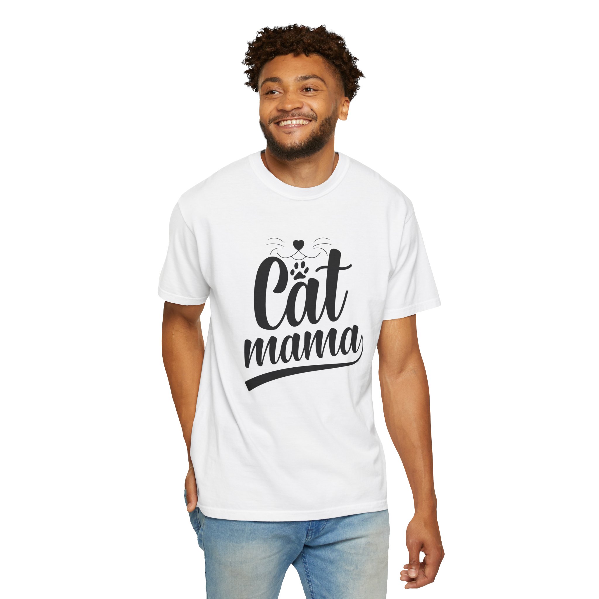 cn - 5.9 - Cat Mama T-Shirt — Cute Feminine Cat Lover Tee. - Image 7