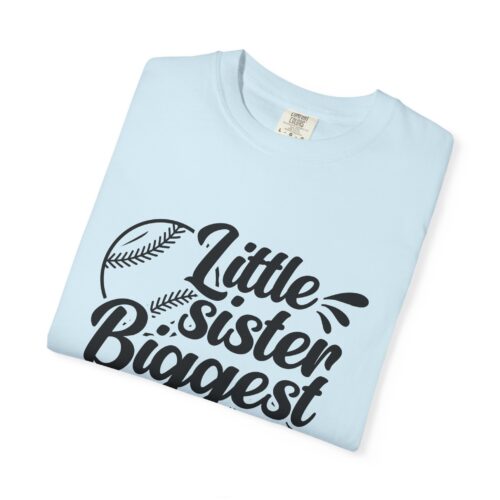 Cheerful Fan T-Shirt for Little Sisters, Baseball Enthusiast Gift, Sports Fan Apparel, Unisex Casual Wear, Soft Cotton Tee. - Image 42