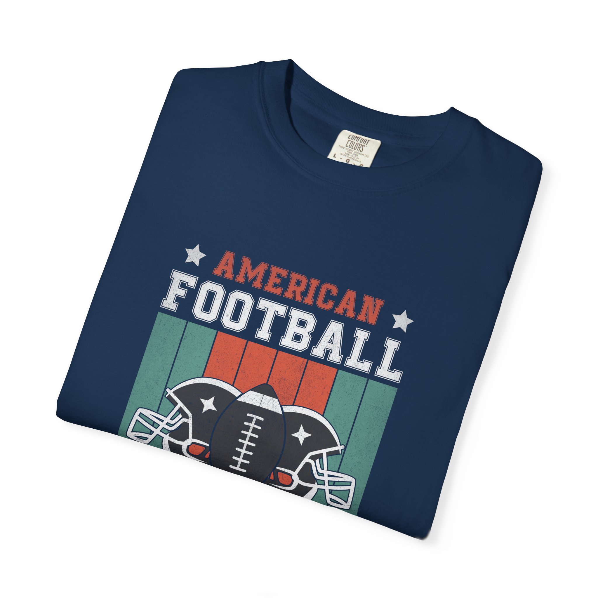 American Football College Team Unisex Garment-Dyed T-Shirt, Sports Fan Tee, Game Day Shirt, Gift for Football Lovers. - Image 42