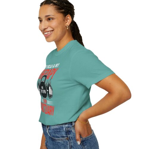 Fitness Is My Therapy T-Shirt — Gym Sanctuary Workout Tee. - Image 6