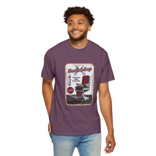 Vintage Barbershop T-Shirt, Unisex Graphic Tee, Haircut & Shaving Design, Barber Gift, Casual Wear, Retro Style, Gift for Him/Her. - Image 47