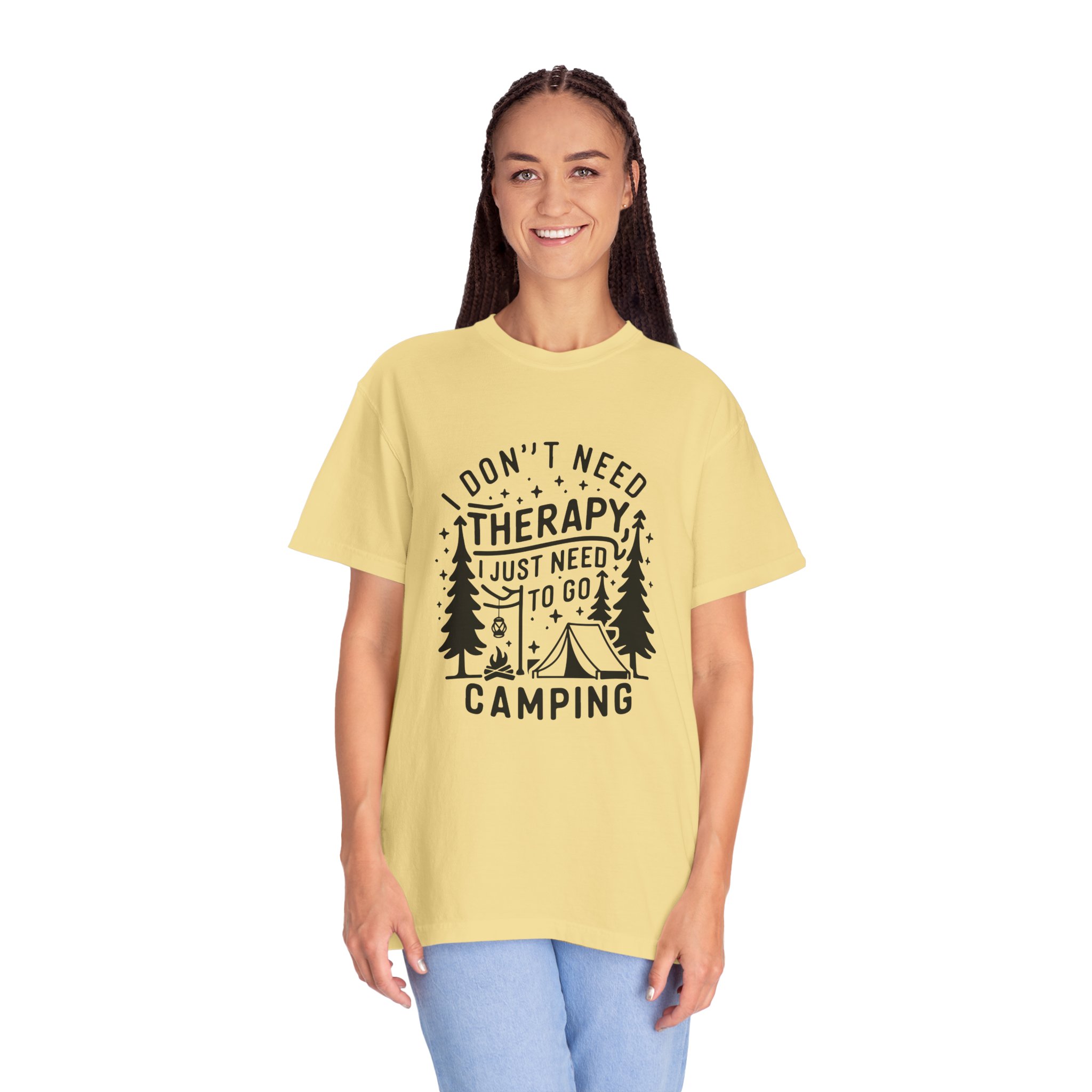Camping Therapy Unisex T-shirt, Outdoor Adventure Tee, Funny Camping Gift, Nature Lover Apparel, Summer Travel Shirt. - Image 20