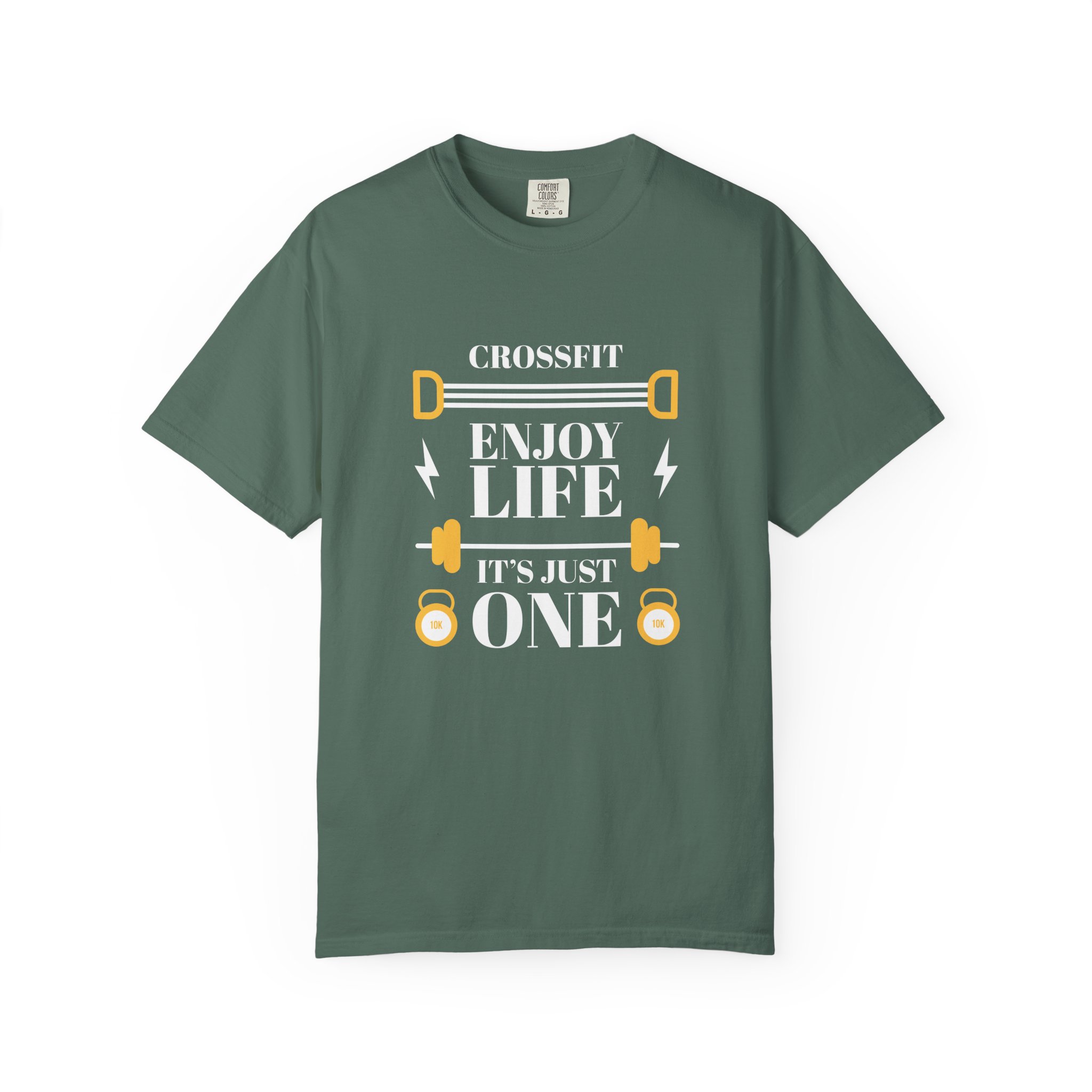 CrossFit Motivational T-Shirt, Unisex Workout Tee, Gym Apparel, Fitness Gift, Enjoy Life It's Just One. - Image 17