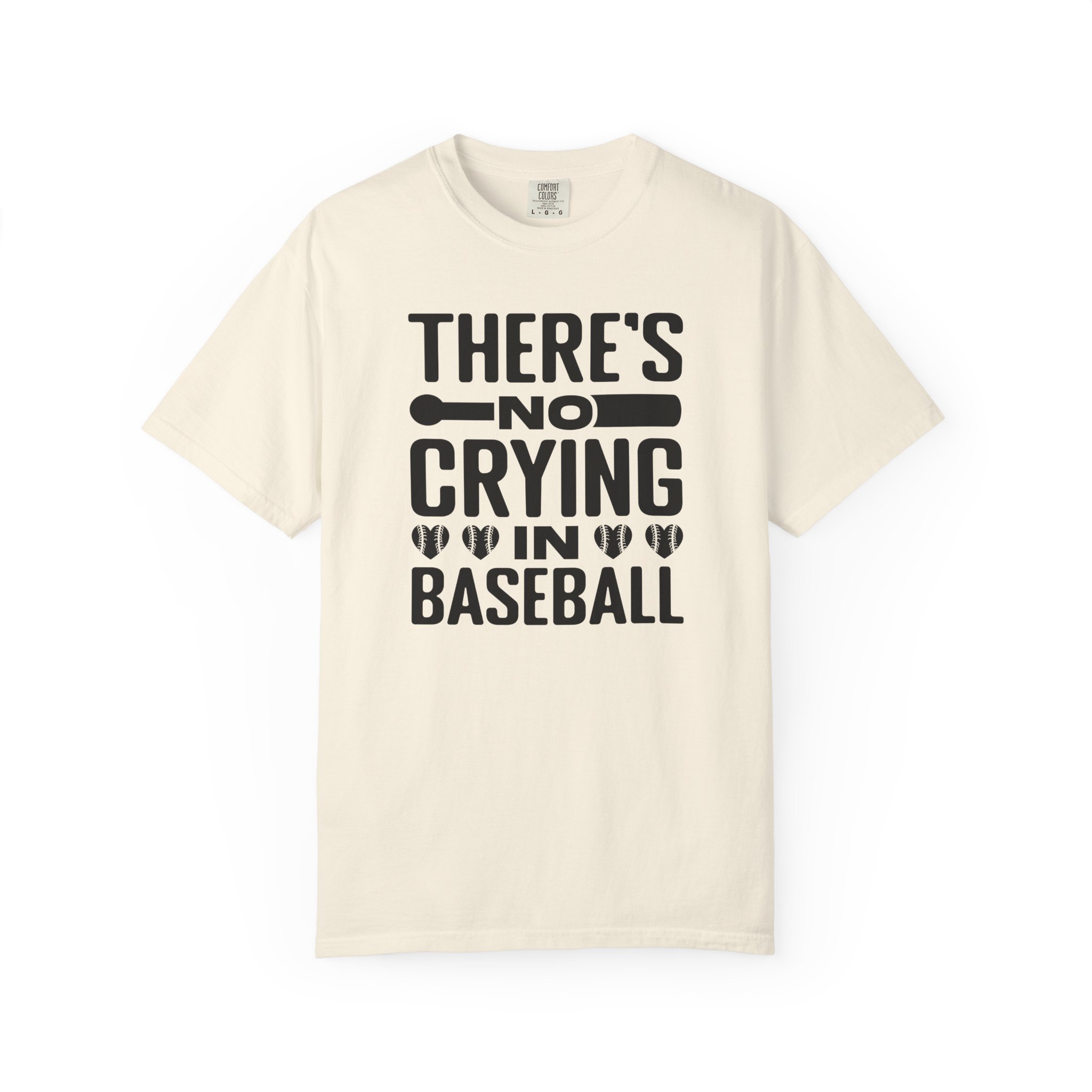 Baseball Humor T-Shirt, Unisex Garment-Dyed Tee, Gift for Sports Lovers, Funny Baseball Shirt, No Crying in Baseball. - Image 33