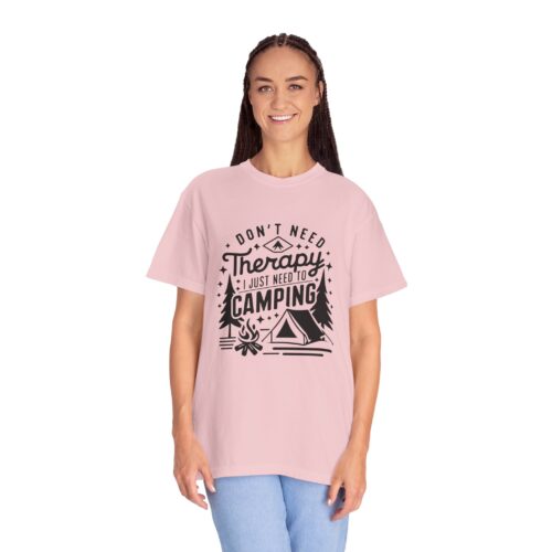 Camping Therapy T-Shirt | Unisex Garment-Dyed Tee for Outdoor Lovers, Perfect Gift for Campers, Nature Lovers, and Adventure Seekers. - Image 52