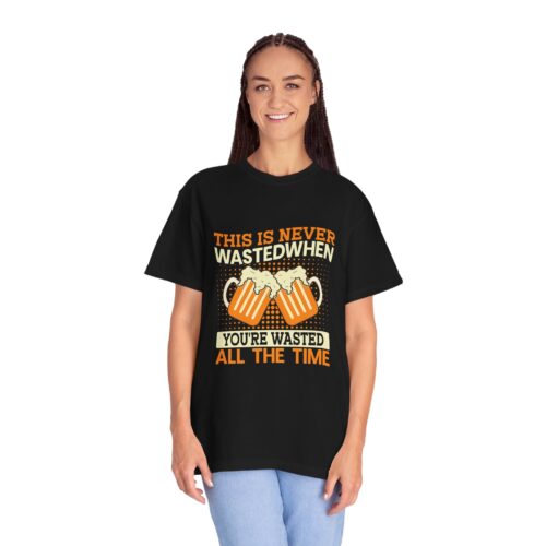 Funny Beer T-Shirt, Unisex Garment-Dyed Tee, Perfect for Parties, Birthdays, Beer Lovers Gift, Casual Wear. - Image 4