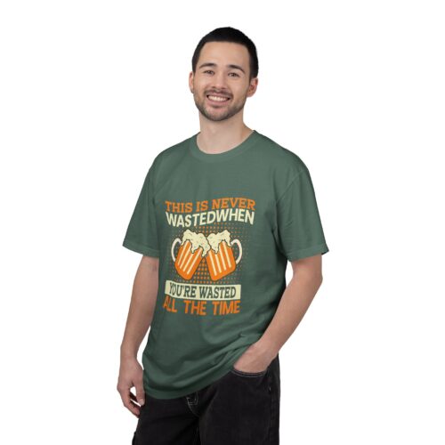 Funny Beer T-Shirt, Unisex Garment-Dyed Tee, Perfect for Parties, Birthdays, Beer Lovers Gift, Casual Wear. - Image 19