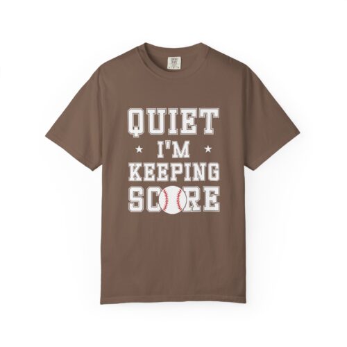 Baseball Scorekeeper T-Shirt | Unisex Garment-Dyed Tee | Ideal for Sports Fans, Coaches, Birthdays, and Game Days. - Image 25