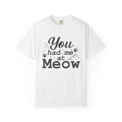 You Had Me at Meow T-Shirt — Cute Cat Lover Tee. - Image 9