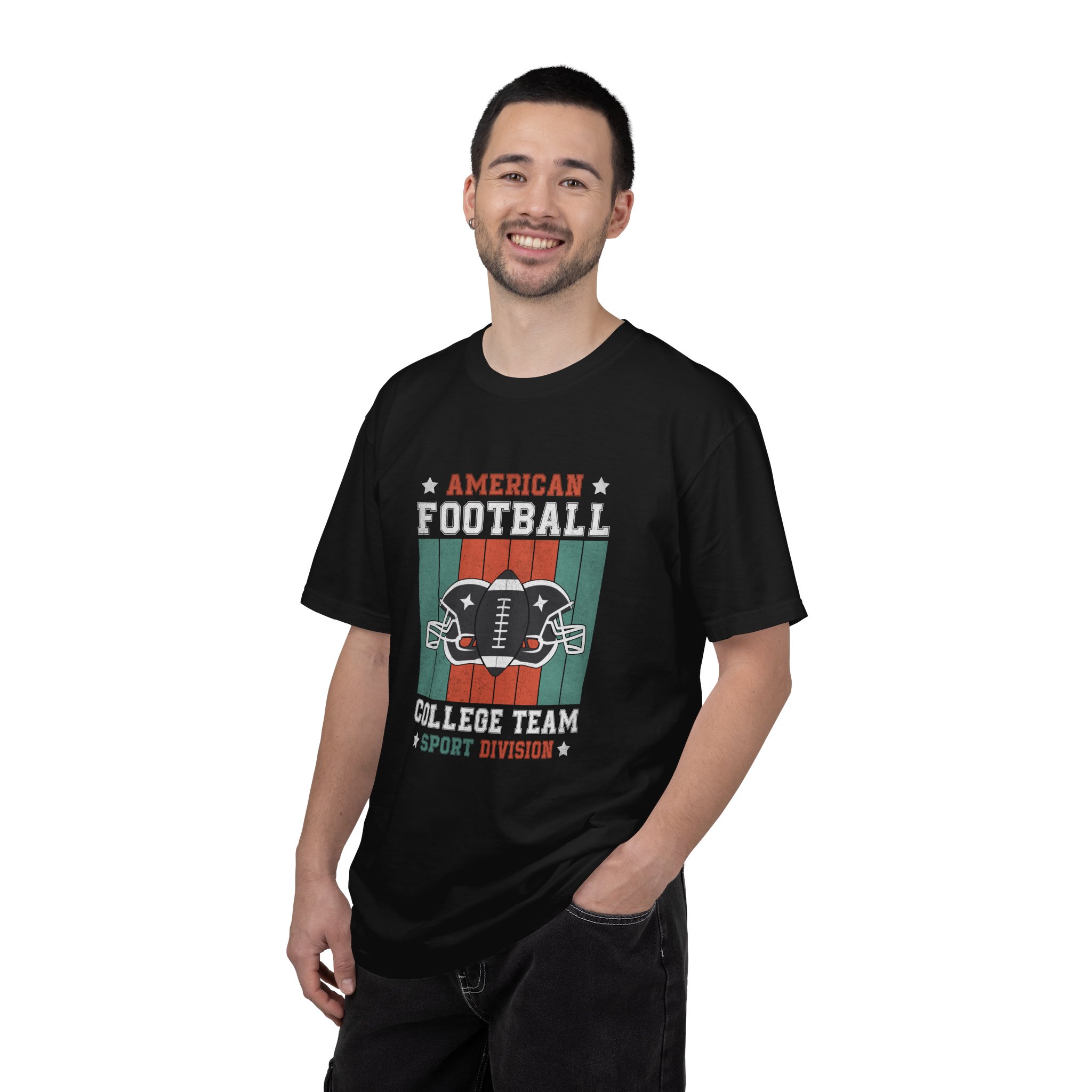 American Football College Team Unisex Garment-Dyed T-Shirt, Sports Fan Tee, Game Day Shirt, Gift for Football Lovers. - Image 11