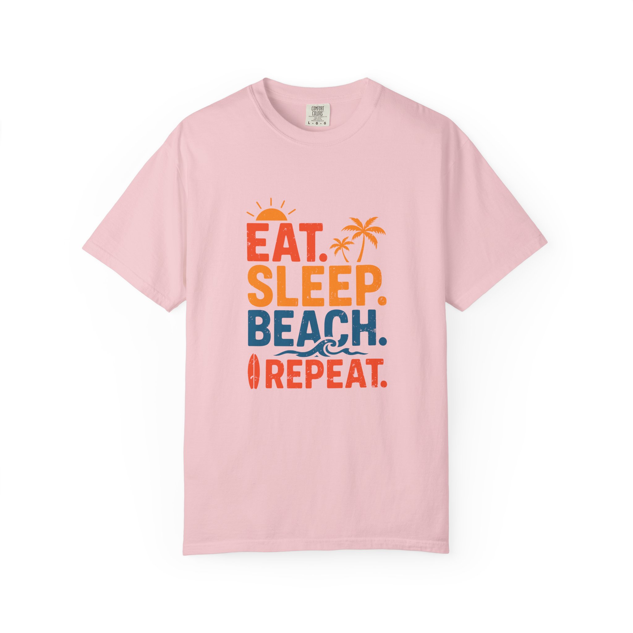 Beach Life Unisex T-Shirt - Eat Sleep Beach Repeat, Summer Wear, Vacation Shirt, Gift for Beach Lovers, Relaxed Summer Style. - Image 49