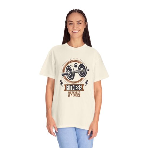 Fitness T-Shirt — "Fitness: Weakness Is A Choice" Motivational Gym Tee. - Image 12