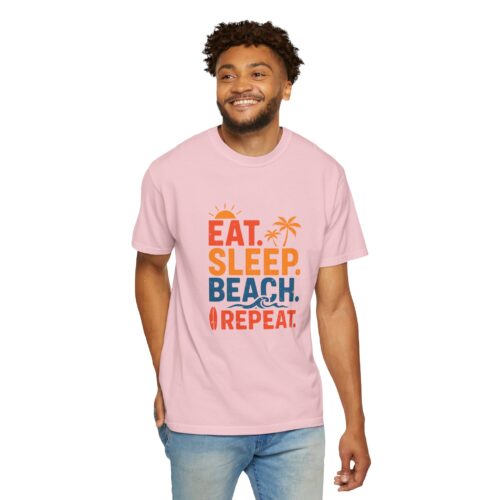 Beach Life Unisex T-Shirt - Eat Sleep Beach Repeat, Summer Wear, Vacation Shirt, Gift for Beach Lovers, Relaxed Summer Style. - Image 55