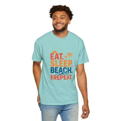 Beach Life Unisex T-Shirt - Eat Sleep Beach Repeat, Summer Wear, Vacation Shirt, Gift for Beach Lovers, Relaxed Summer Style. - Image 39