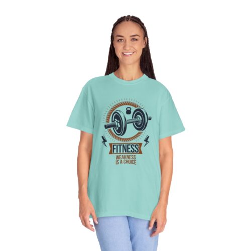 Fitness T-Shirt — "Fitness: Weakness Is A Choice" Motivational Gym Tee. - Image 20