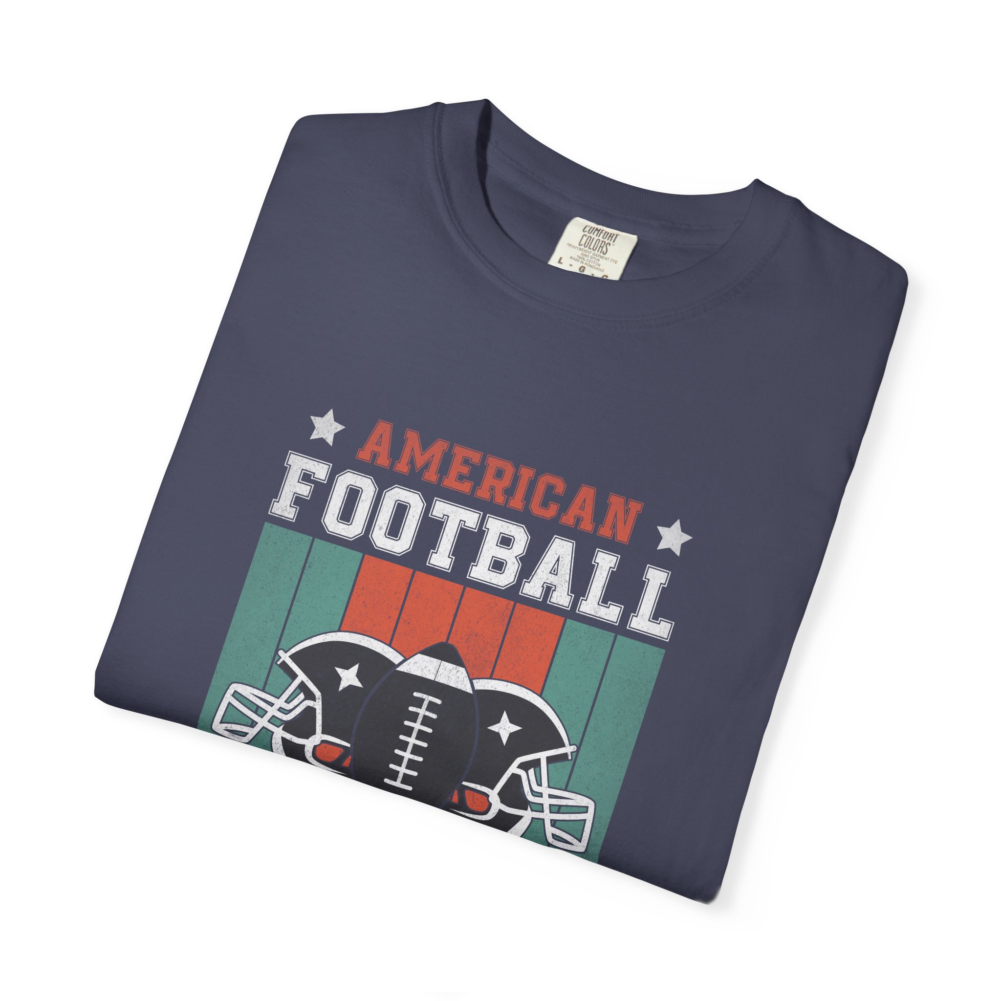 American Football College Team Unisex Garment-Dyed T-Shirt, Sports Fan Tee, Game Day Shirt, Gift for Football Lovers. - Image 26