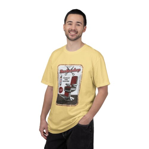 Vintage Barbershop T-Shirt, Unisex Graphic Tee, Haircut & Shaving Design, Barber Gift, Casual Wear, Retro Style, Gift for Him/Her. - Image 35