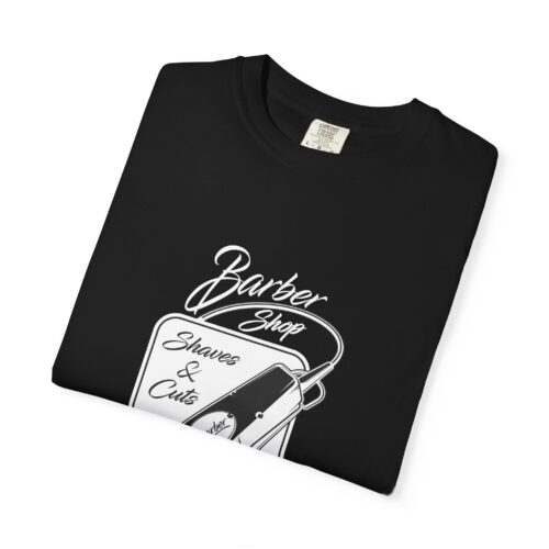 Vintage Barber Shop Unisex T-Shirt, Casual Wear, Gift for Barbers, Men's Fashion, Cool Graphic Tee. - Image 2