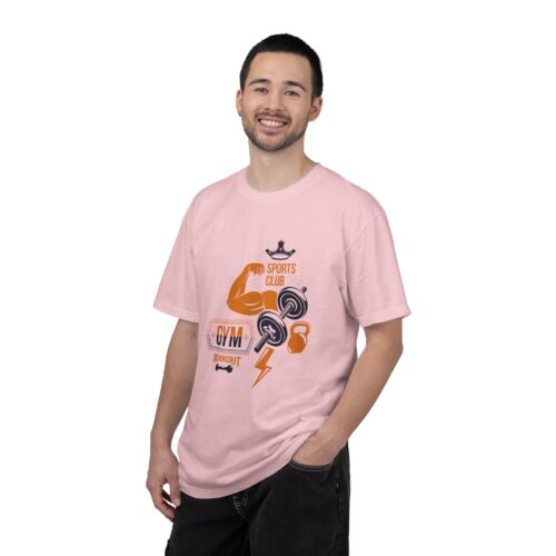 Gym Sports Club Workout T-Shirt — Muscle, Dumbbell & Kettlebell Fitness Tee. - Image 35