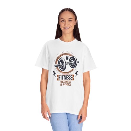 Fitness T-Shirt — "Fitness: Weakness Is A Choice" Motivational Gym Tee. - Image 4