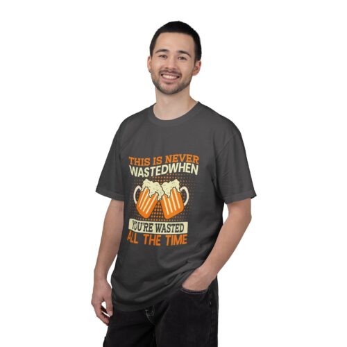 Funny Beer T-Shirt, Unisex Garment-Dyed Tee, Perfect for Parties, Birthdays, Beer Lovers Gift, Casual Wear. - Image 35
