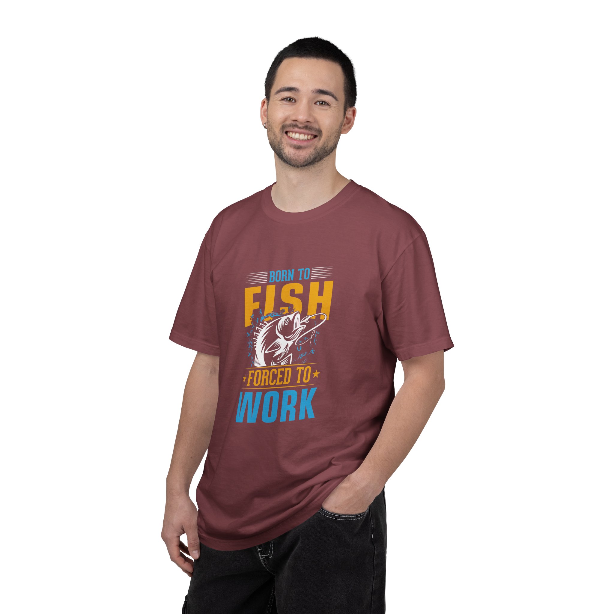Born to Fish Graphic T-Shirt, Fishing Gift, Unisex Tee, Outdoor Apparel, Birthday Present, Casual Wear. - Image 33