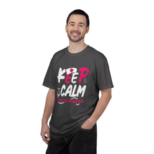 Nurse T-Shirt, Keep Calm Shirt, Gift for Nurses, Medical Humor Tee, Healthcare Appreciation. - Image 3