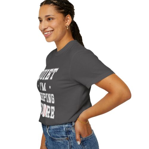 Baseball Scorekeeper T-Shirt | Unisex Garment-Dyed Tee | Ideal for Sports Fans, Coaches, Birthdays, and Game Days. - Image 54