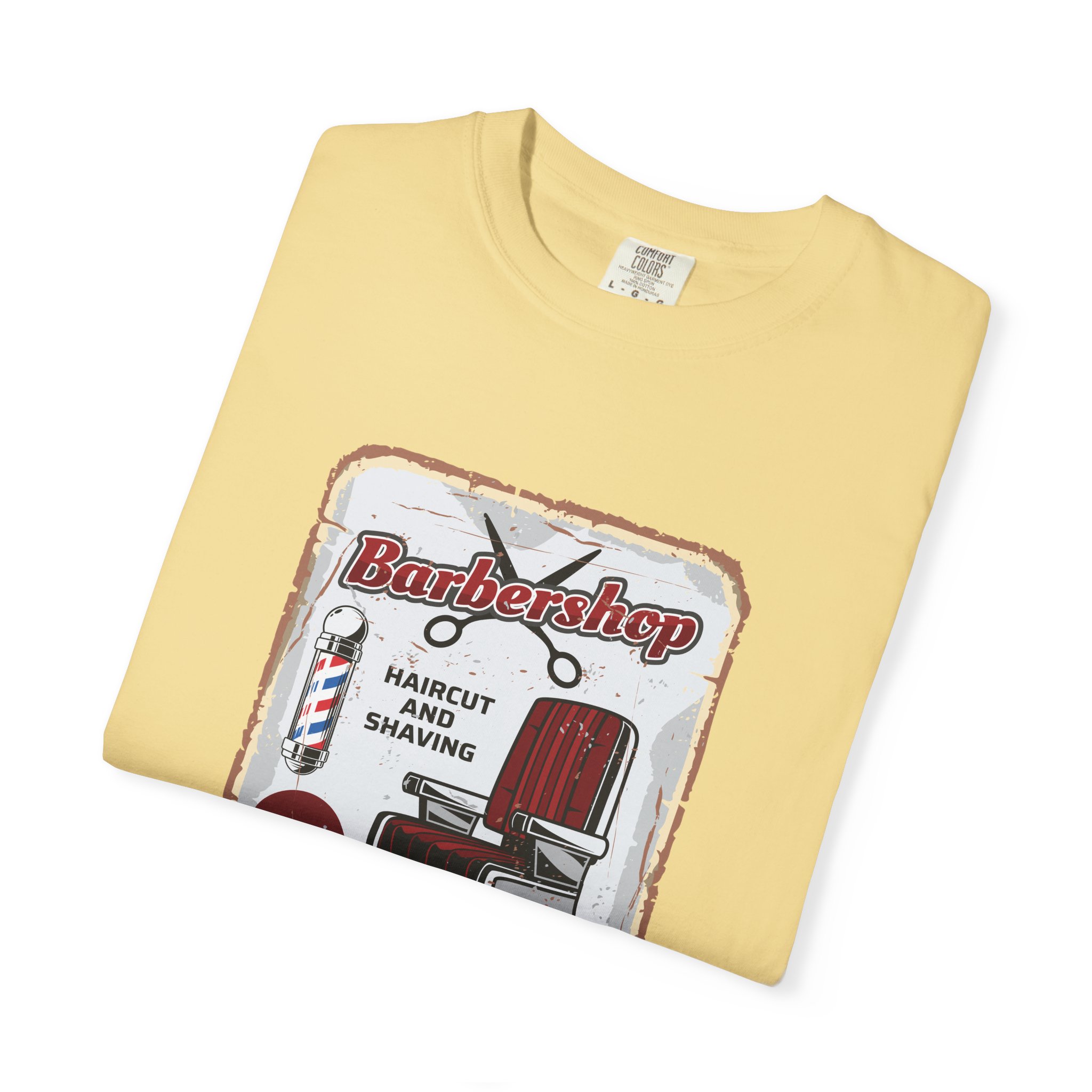 Vintage Barbershop T-Shirt, Unisex Graphic Tee, Haircut & Shaving Design, Barber Gift, Casual Wear, Retro Style, Gift for Him/Her. - Image 34