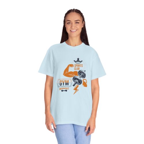 Gym Sports Club Workout T-Shirt — Muscle, Dumbbell & Kettlebell Fitness Tee. - Image 28