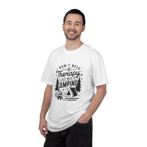 Camping Therapy T-Shirt | Unisex Garment-Dyed Tee for Outdoor Lovers, Perfect Gift for Campers, Nature Lovers, and Adventure Seekers. - Image 19