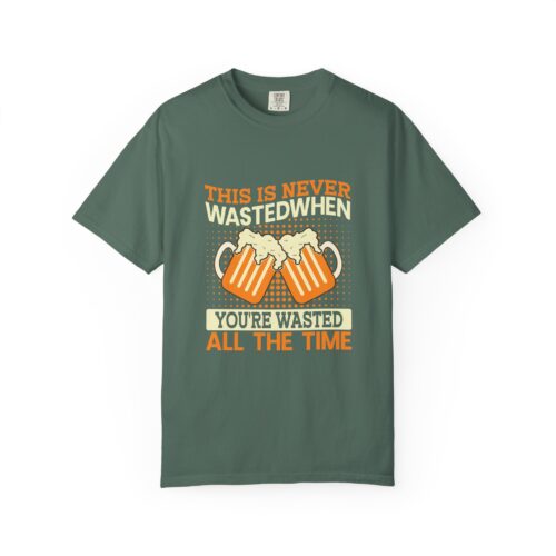 Funny Beer T-Shirt, Unisex Garment-Dyed Tee, Perfect for Parties, Birthdays, Beer Lovers Gift, Casual Wear. - Image 17