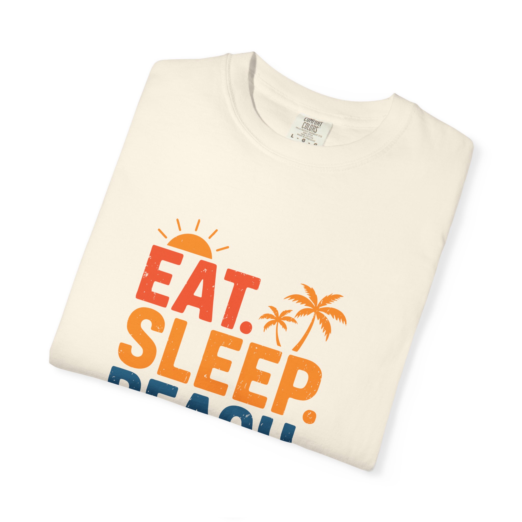 Beach Life Unisex T-Shirt - Eat Sleep Beach Repeat, Summer Wear, Vacation Shirt, Gift for Beach Lovers, Relaxed Summer Style. - Image 18