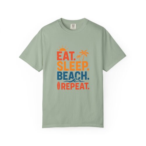 Beach Life Unisex T-Shirt - Eat Sleep Beach Repeat, Summer Wear, Vacation Shirt, Gift for Beach Lovers, Relaxed Summer Style. - Image 25